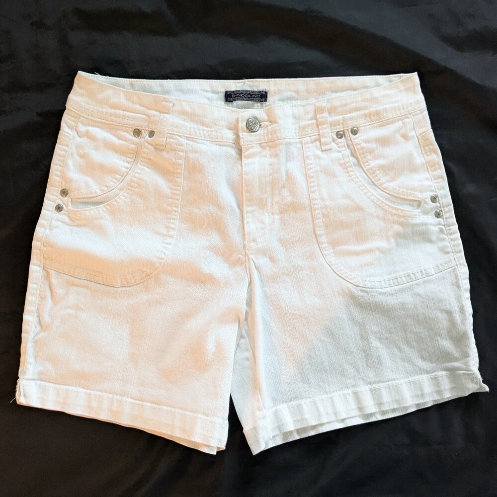 Bandolino white denim shorts size 6